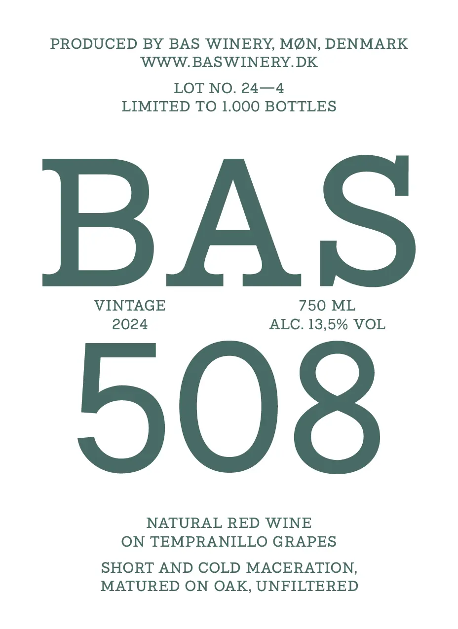 BAS 508 wine